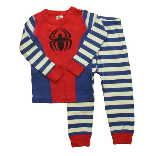 Hanna Andersson Boys Red | Blue Spiderman 2-piece Pajamas Size: 5T Red | Blue Spiderman