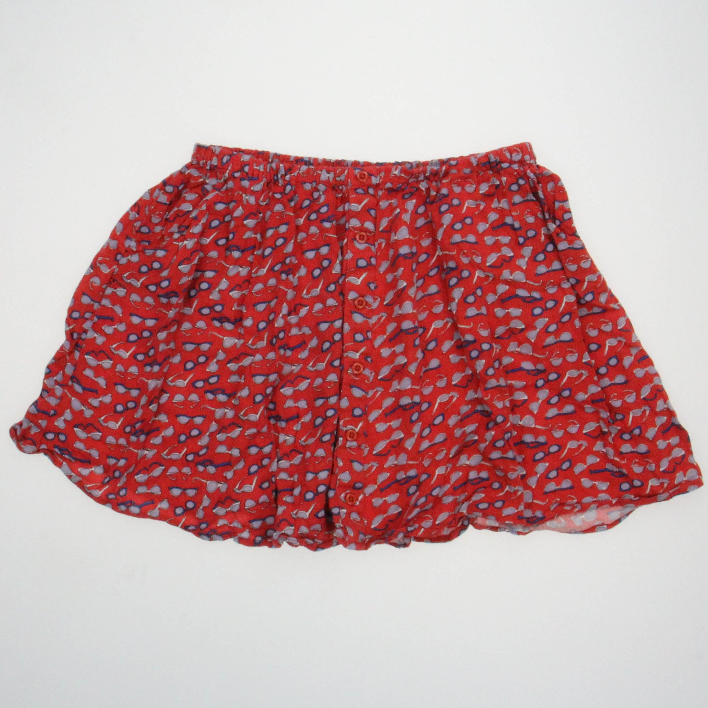 Johnnie B. Girls Red | Blue | Sunglasses Skirt Size: 11-12 Years