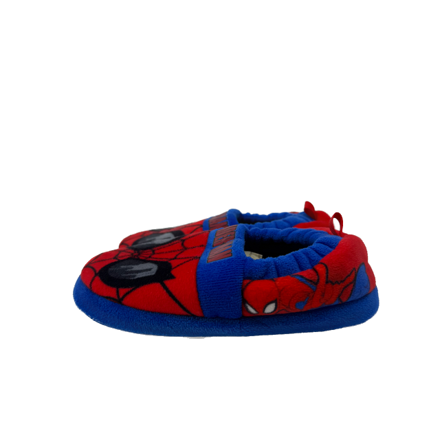 Spiderman Boys Red | Blue Slippers Size: 9-10 Toddler Red | Blue