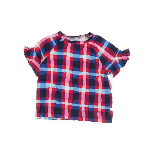 Rockets Of Awesome Girls Red | Blue Short Sleeve Shirt Size: 6 Years Red | Blue