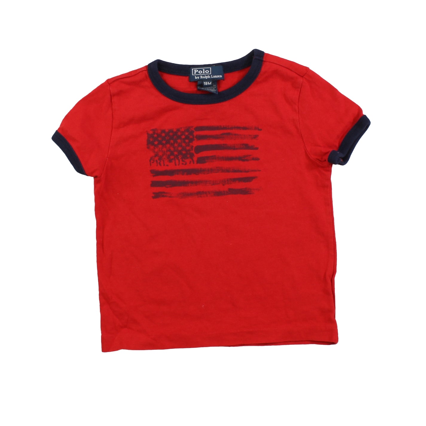 Polo by Ralph Lauren Boys Red | Blue T-Shirt Size: 18 Months Red | Blue