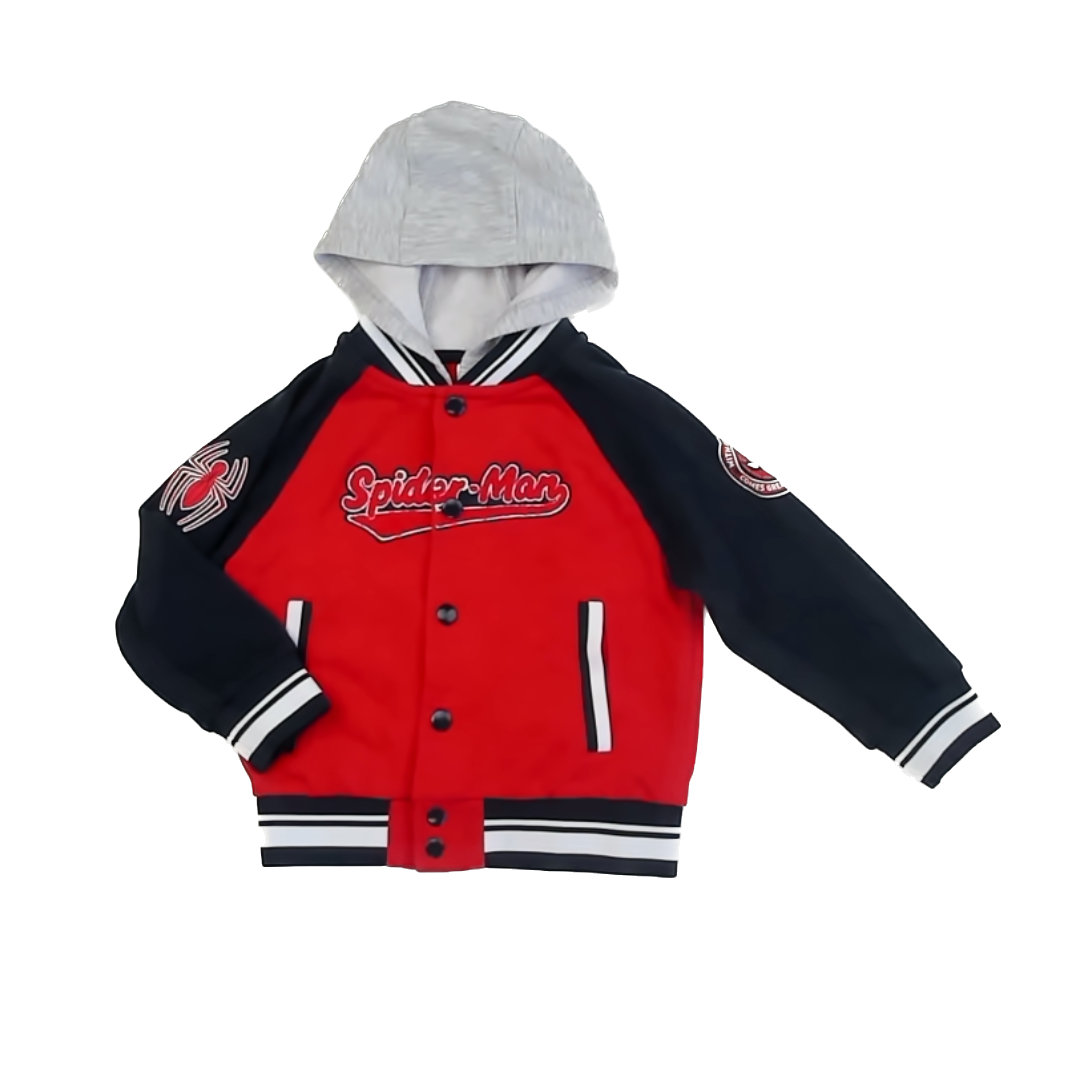 Spiderman Boys Red | Blue Jacket Size: 4T Red | Blue