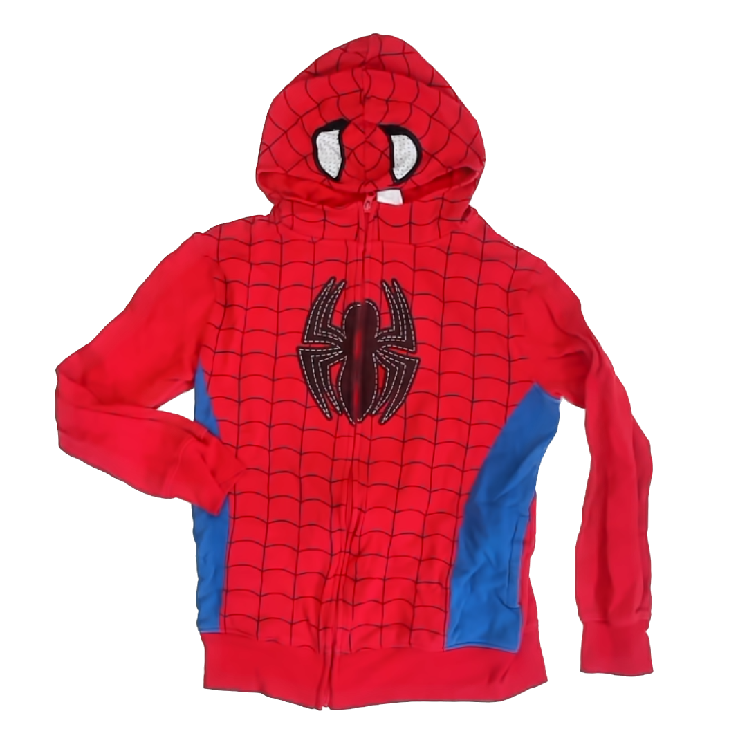 Spiderman Boys Red | Blue Hoodie Size: 14-16 Years Red | Blue