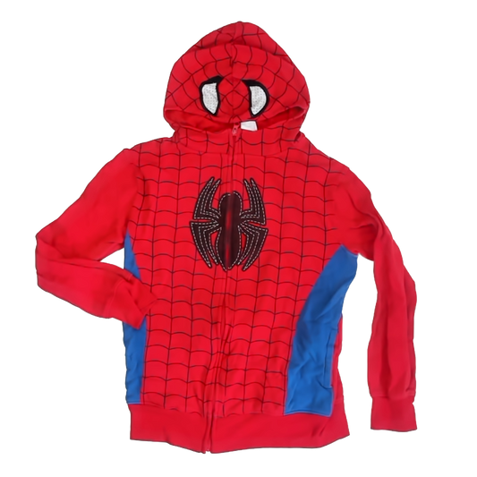 Spiderman Boys Red | Blue Hoodie Size: 14-16 Years Red | Blue