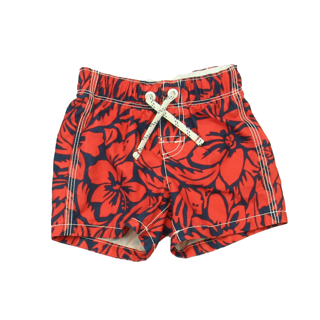 Gap Boys Red | Blue Trunks Size: 0-6 Months Red | Blue