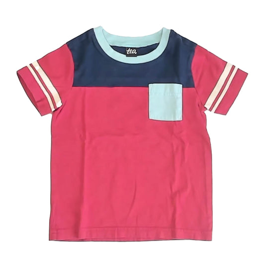Tea Collection Boys Red | Blue T-Shirt Size: 4T Red | Blue