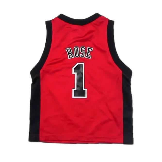 NBA Boys Red Bulls "Rose" Sports Jersey Size: 3T Red Bulls "Rose"