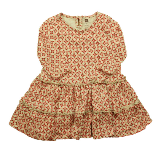 Tea Girls Red | Coral Dress Size: 2T Red | Coral