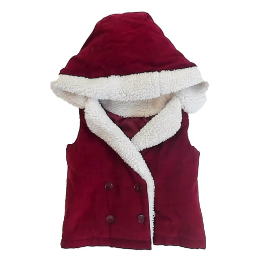 Aspen Kids Girls Red Corduroy Vest Size: 2-3T Red Corduroy