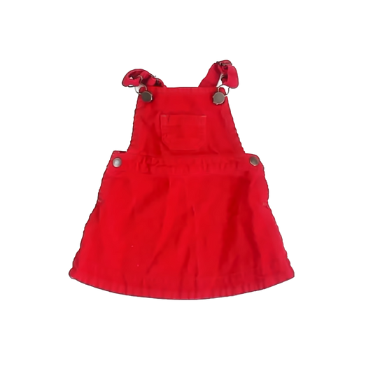Hanna Andersson Girls Red Corduroy Jumper Size: 6-12 Months Red Corduroy