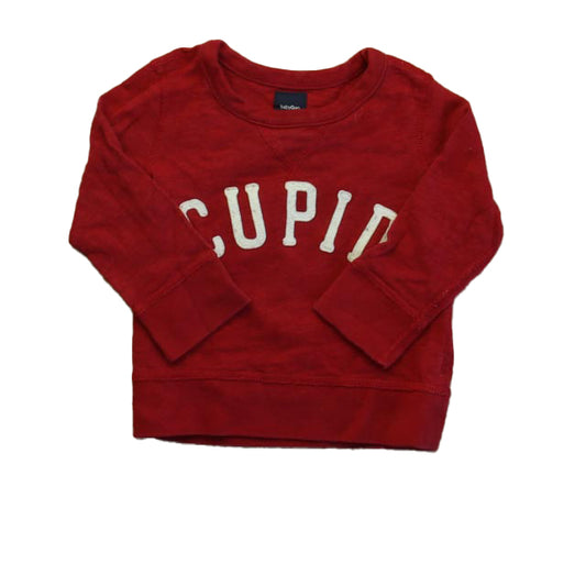 Gap Boys Red Cupid Long Sleeve Shirt Size: 18-24 Months