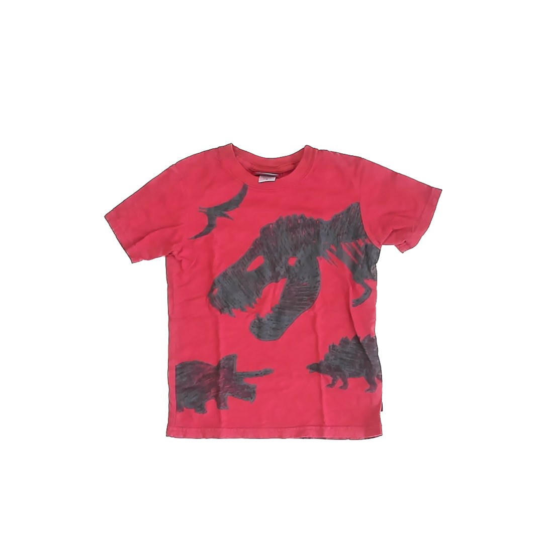 City Threads Boys Red | Dino T-Shirt Size: 5T Red | Dino