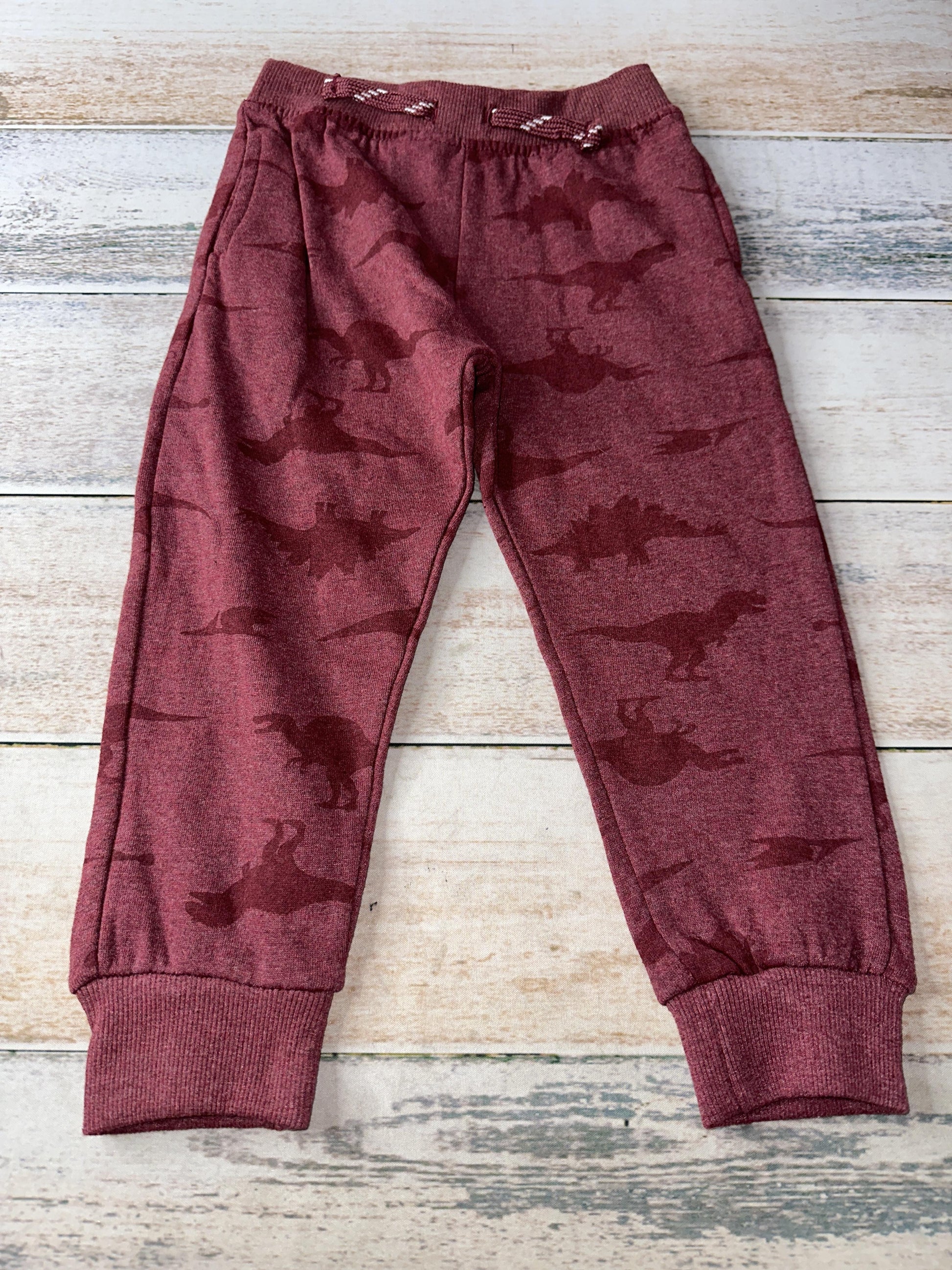 Free Planet Unisex Red | Dinosaur Pants Size: 2T Red | Dinosaur