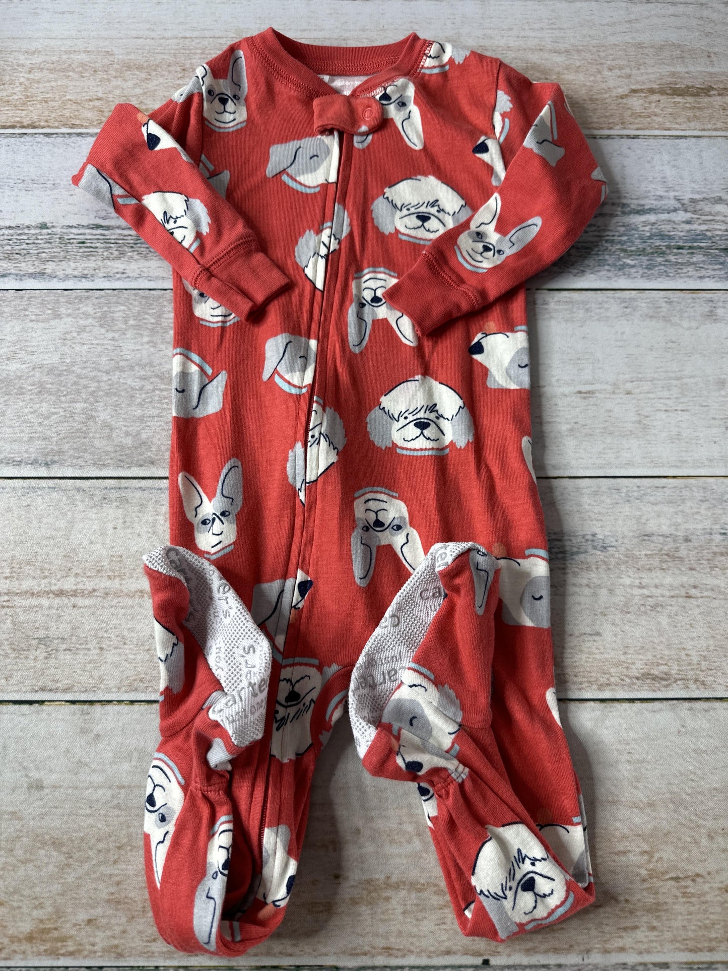Carters Unisex Red | dog Pajamas Size: 18 months Red | dog