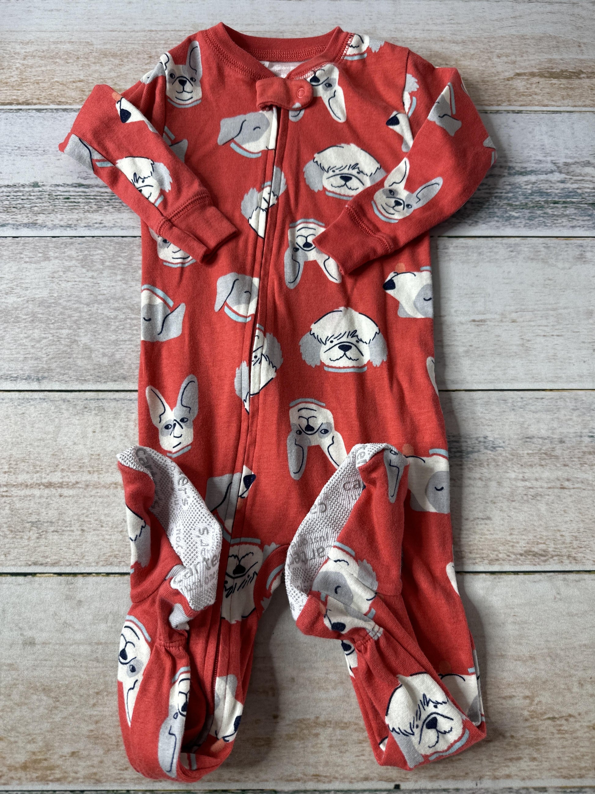 Carters Unisex Red | dog Pajamas Size: 18 months Red | dog