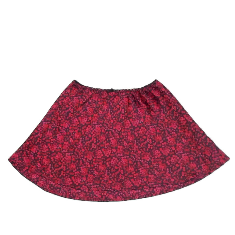 Gap Girls Red Floral Skirt Size: 8 Years Red Floral