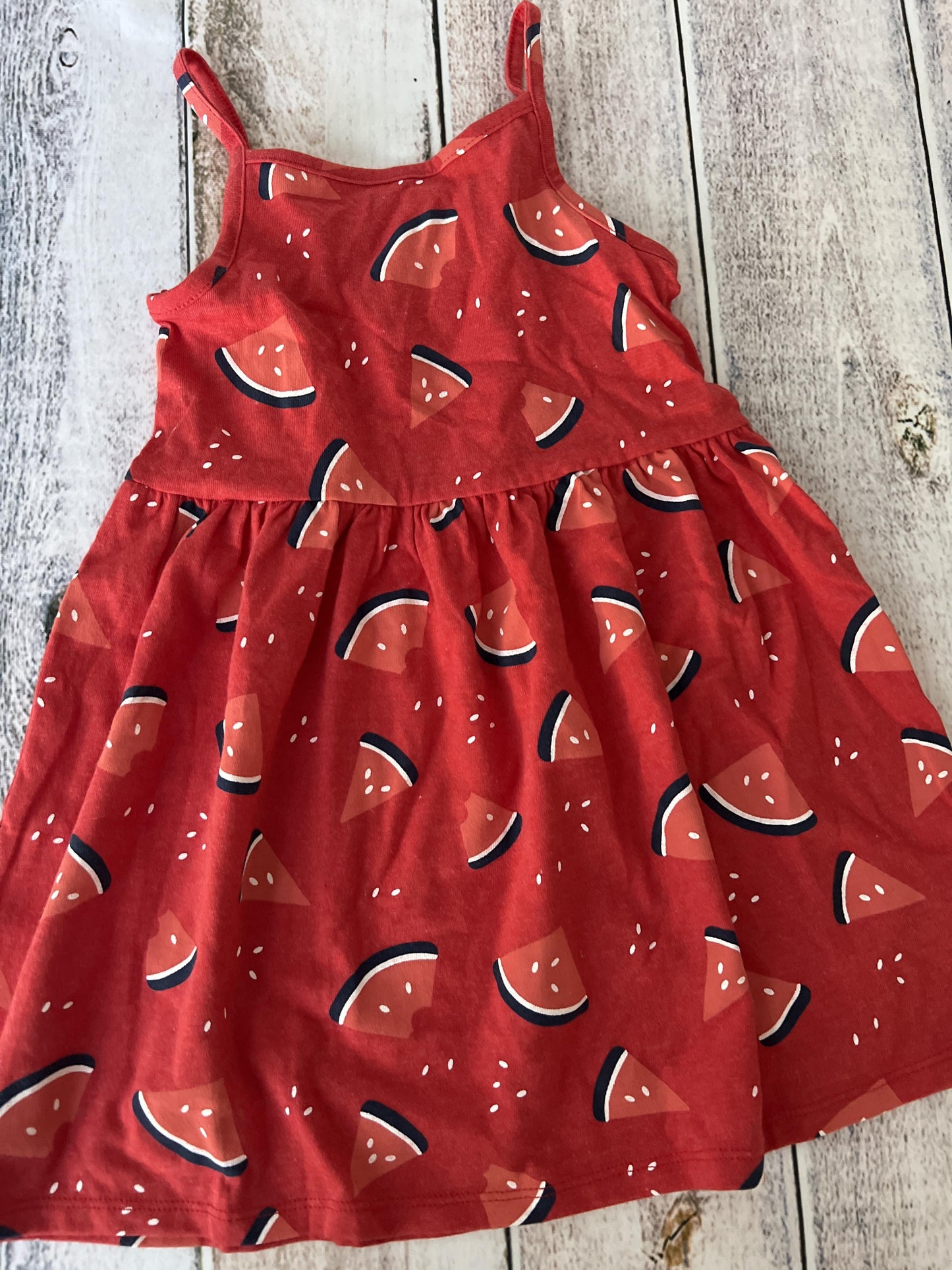 Cat & Jack Girls Red | Fruit Dress Size: 4T Red | Fruit