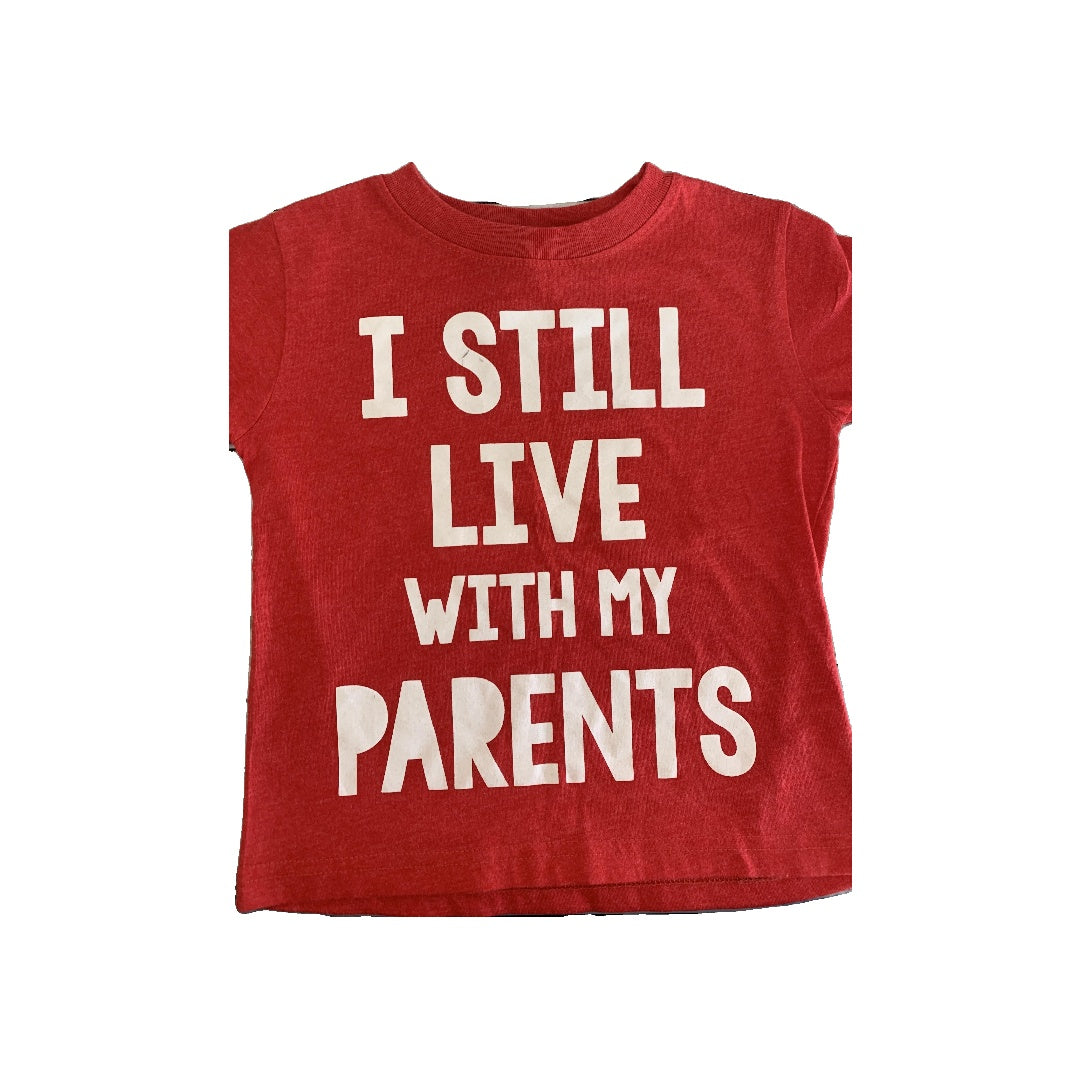 Rabbit Skins Boys Red | Graphic T-Shirt Size: 2T Red | Graphic