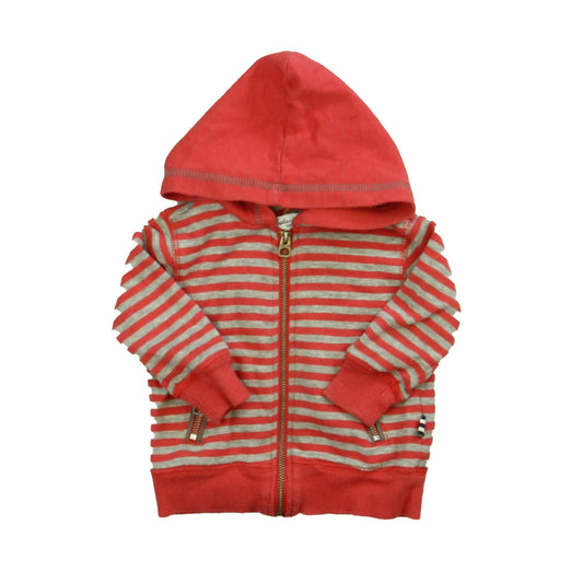 Splendid Boys Red | Gray Hoodie Size: 3-6 Months Red | Gray