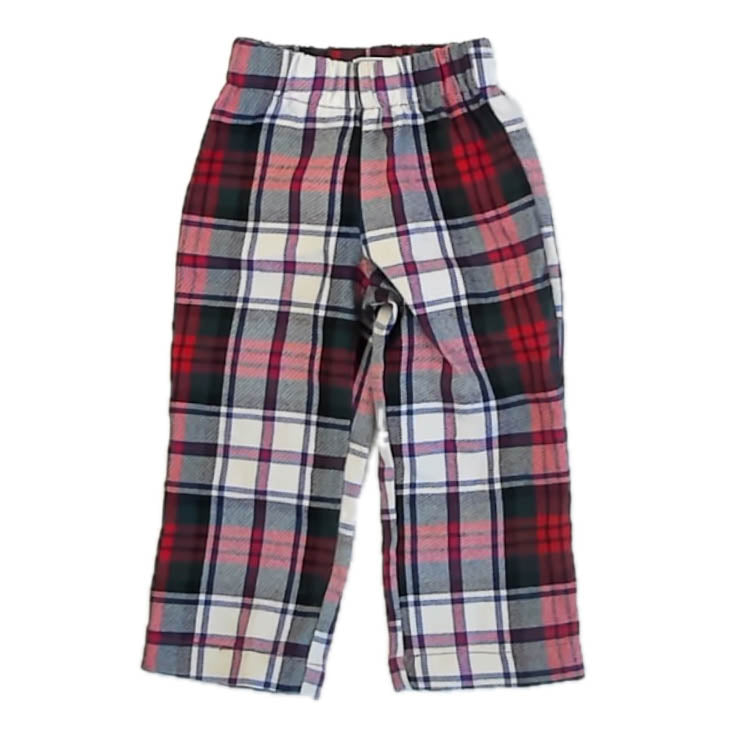 Classic Prep Girls Red | Green Plaid Pants Size: 12-18 Months Red | Green Plaid