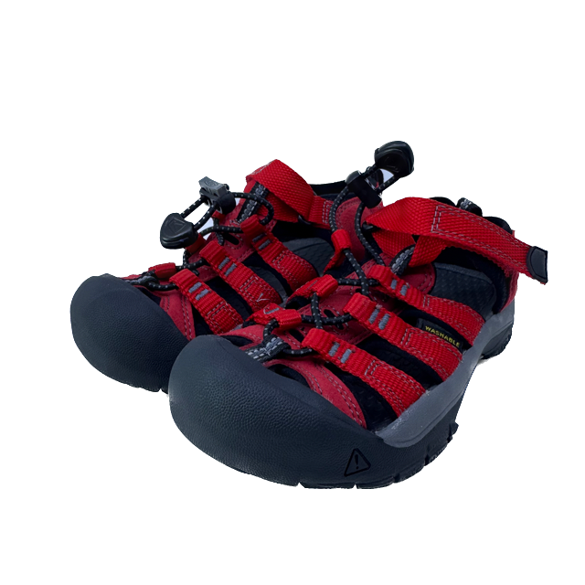 Keen Boys Red | Grey Sandals Size: 11 Toddler Red | Grey