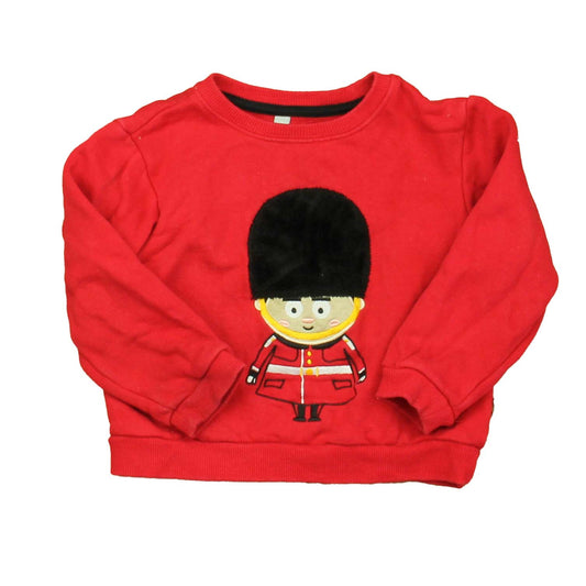 Historic Royal Palaces Boys Red Guard Sweatshirt Size: 12-24 Months Red Guard
