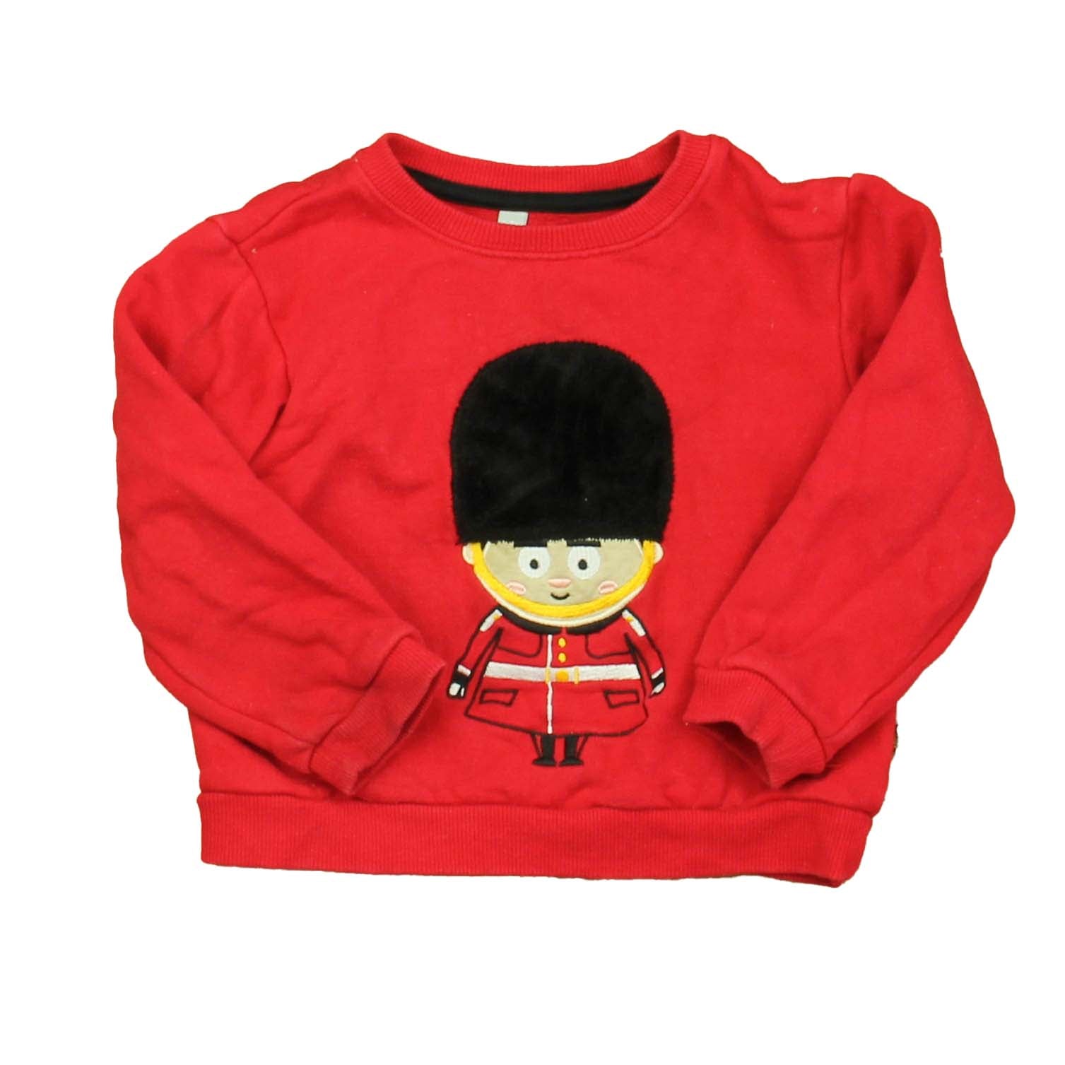 Historic Royal Palaces Boys Red Guard Sweatshirt Size: 12-24 Months Red Guard