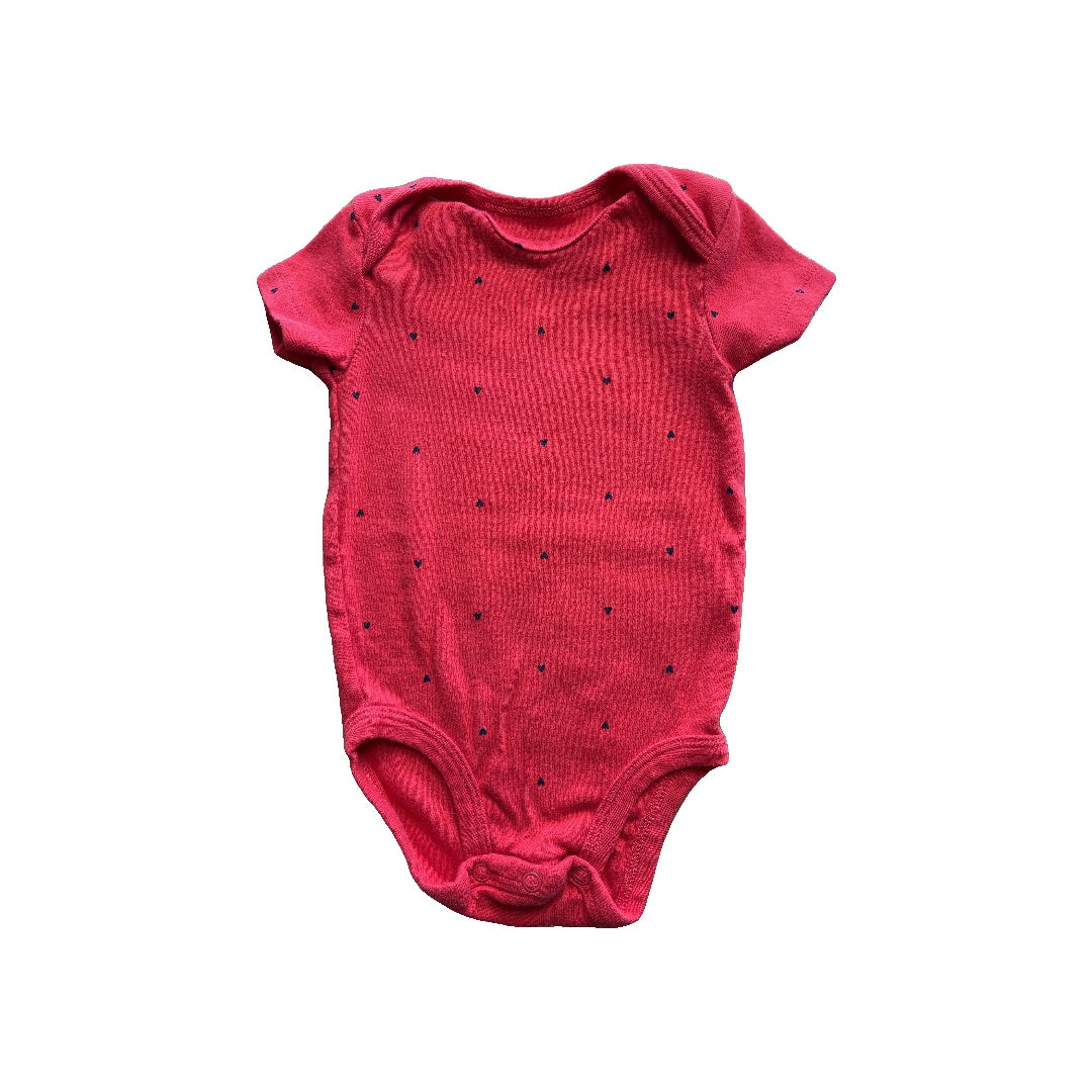 Carters Girls Red | Hearts Onesie Size: 6 months Red | Hearts