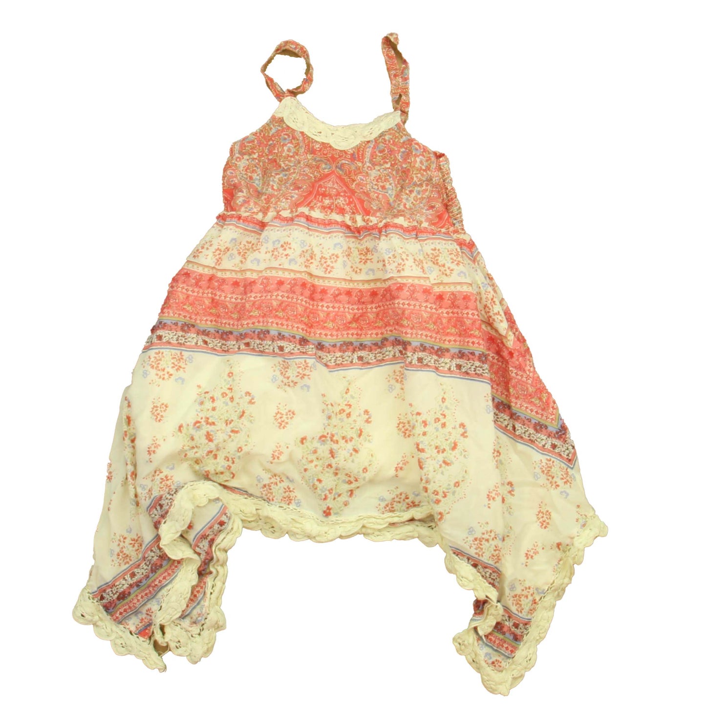 Mimi & Maggie Girls Red | Ivory Dress Size: 4T Red | Ivory