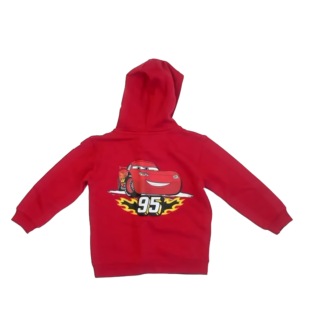 Pixar Boys Red | Lightening McQueen Hoodie Size: 3T Red | Lightening McQueen