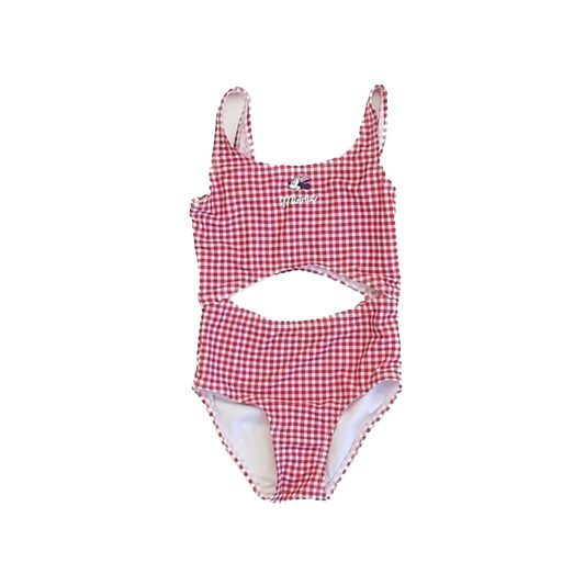 Old Navy x Disney Girls Red Minnie Mouse 1-piece Swimsuit Size: XS (4-5T) Red Minnie Mouse