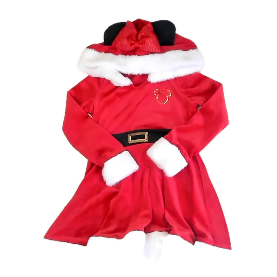 Disney Girls Red Minnie Dress Size: 5T Red Minnie