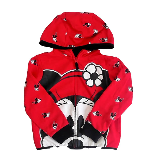 Disney Girls Red Minnie Hoodie Size: 5T Red Minnie