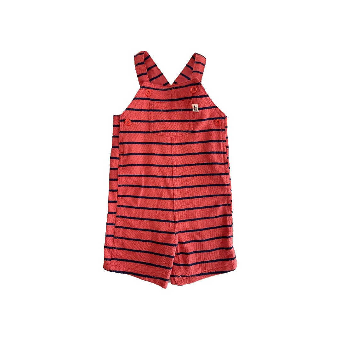 Carters Unisex Red | Navy Blue | Stripe Overalls Size: 24 months Red | Navy Blue | Stripe