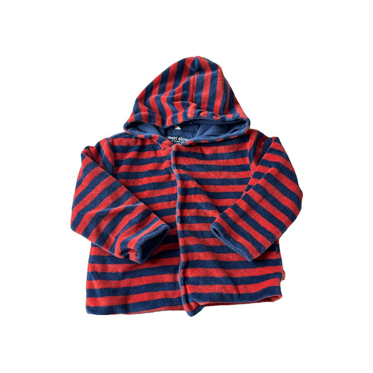 Magnetic Me Unisex Red | Navy Blue | Striped Hoodie Size: 24 months Red | Navy Blue | Striped