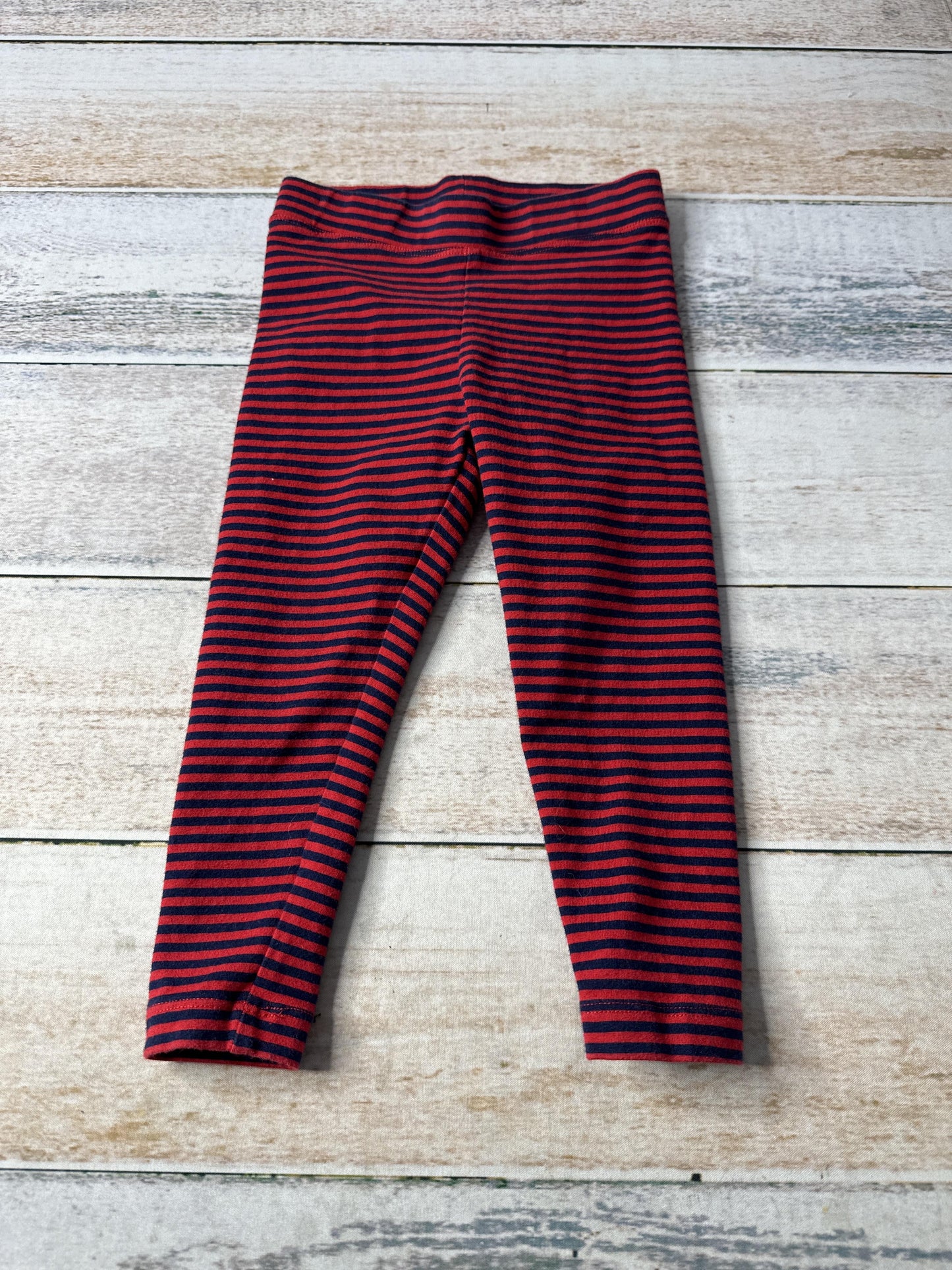 Primary Girls Red | Navy Blue | Striped Pants Size: 2T Red | Navy Blue | Striped