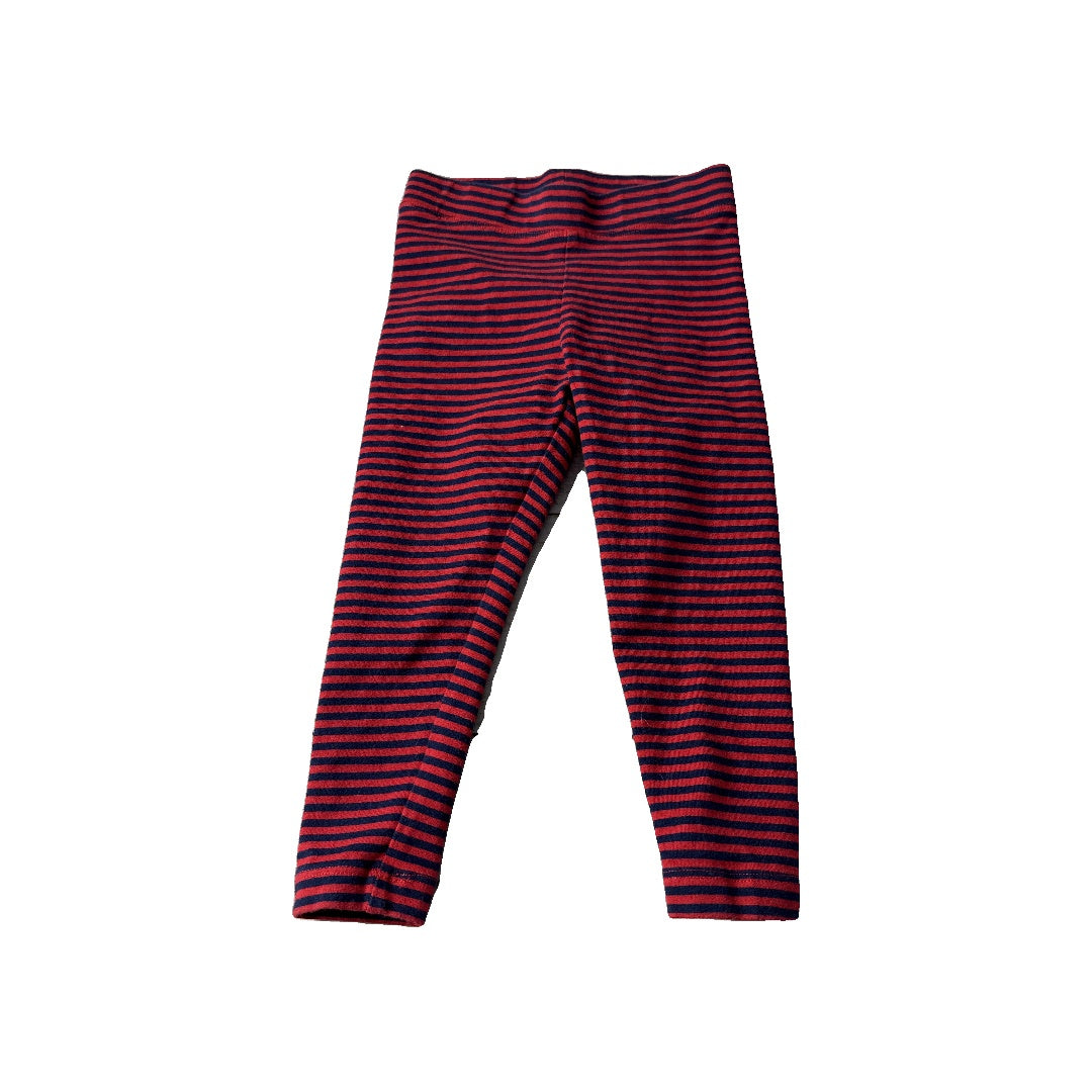 Primary Girls Red | Navy Blue | Striped Pants Size: 2T Red | Navy Blue | Striped