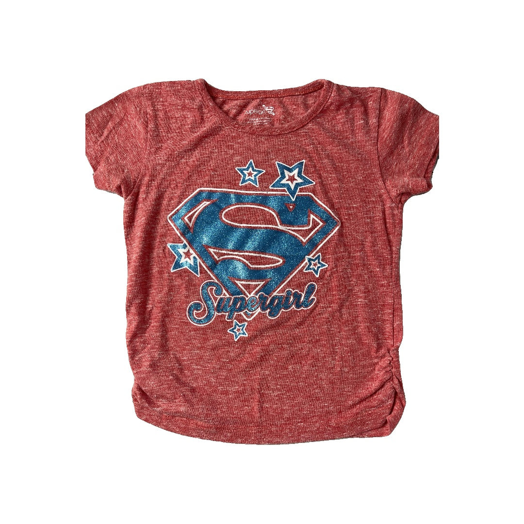 Unknown Unisex Red | Navy Blue T-Shirt Size: 5T Red | Navy Blue
