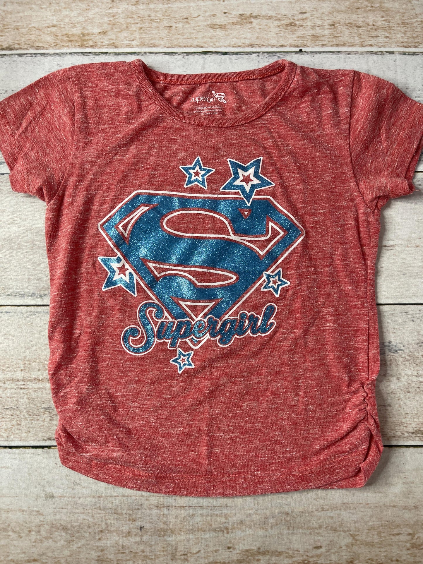 Unknown Unisex Red | Navy Blue T-Shirt Size: 5T Red | Navy Blue