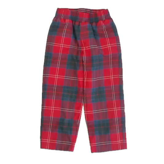 Beaufort Bonnet Company Boys Red | Navy Plaid Pants Size: 4T Red | Navy Plaid