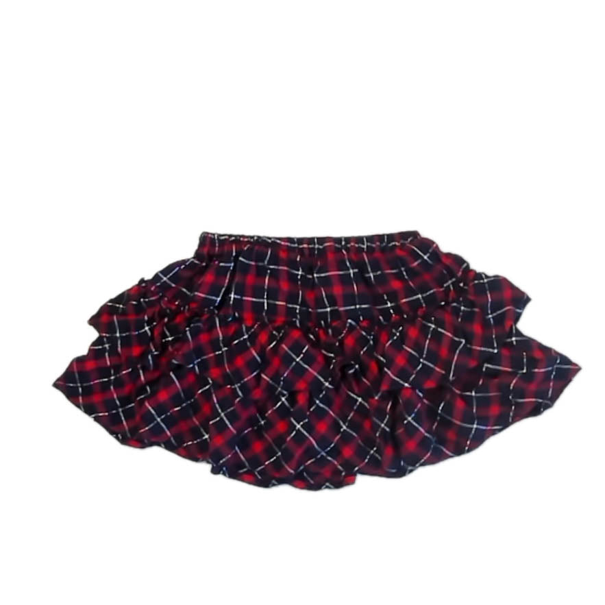 Osh Kosh Girls Red | Navy Plaid Skirt Size: 6 Years Red | Navy Plaid