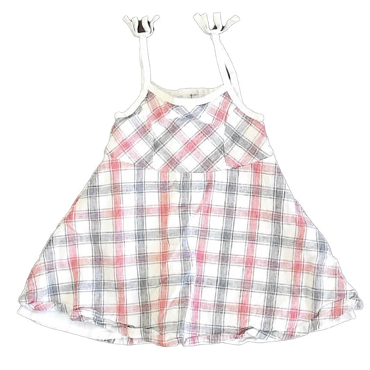 Hope & Henry Girls Red | Navy Plaid Dress Size: 2T Red | Navy Plaid