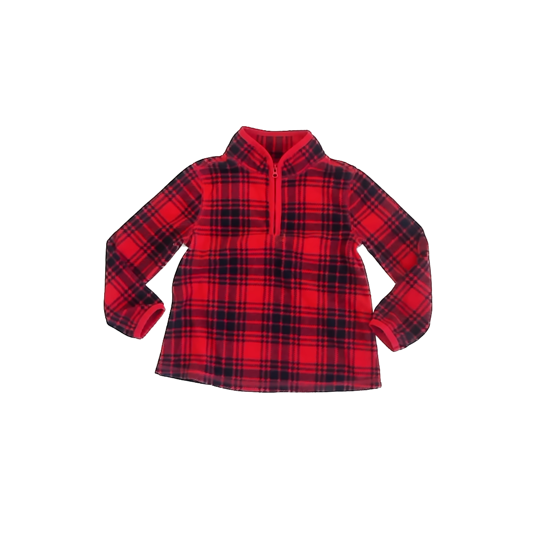 Osh Kosh Girls Red | Navy Fleece Size: 3T Red | Navy