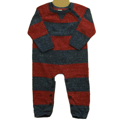 Gap Boys Red | Navy Long Sleeve Outfit Size: 12-18 Months