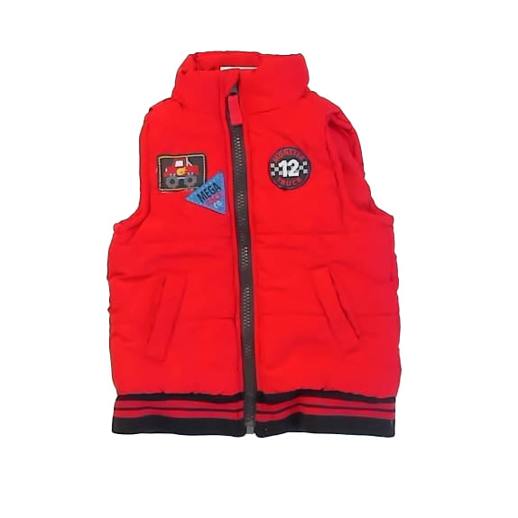 Kids Headquarters Boys red | Patches Vest Size: 12 Months red | Patches