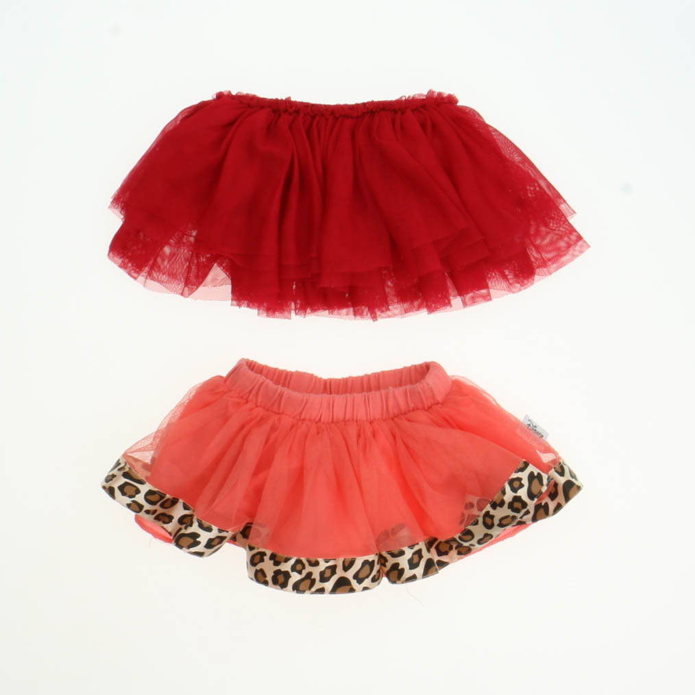 Disney | The Children’s Place Girls Red | Peach Skirt Size: 0-3M Red | Peach