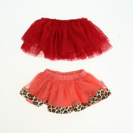 Disney | The Children’s Place Girls Red | Peach Skirt Size: 0-3M Red | Peach