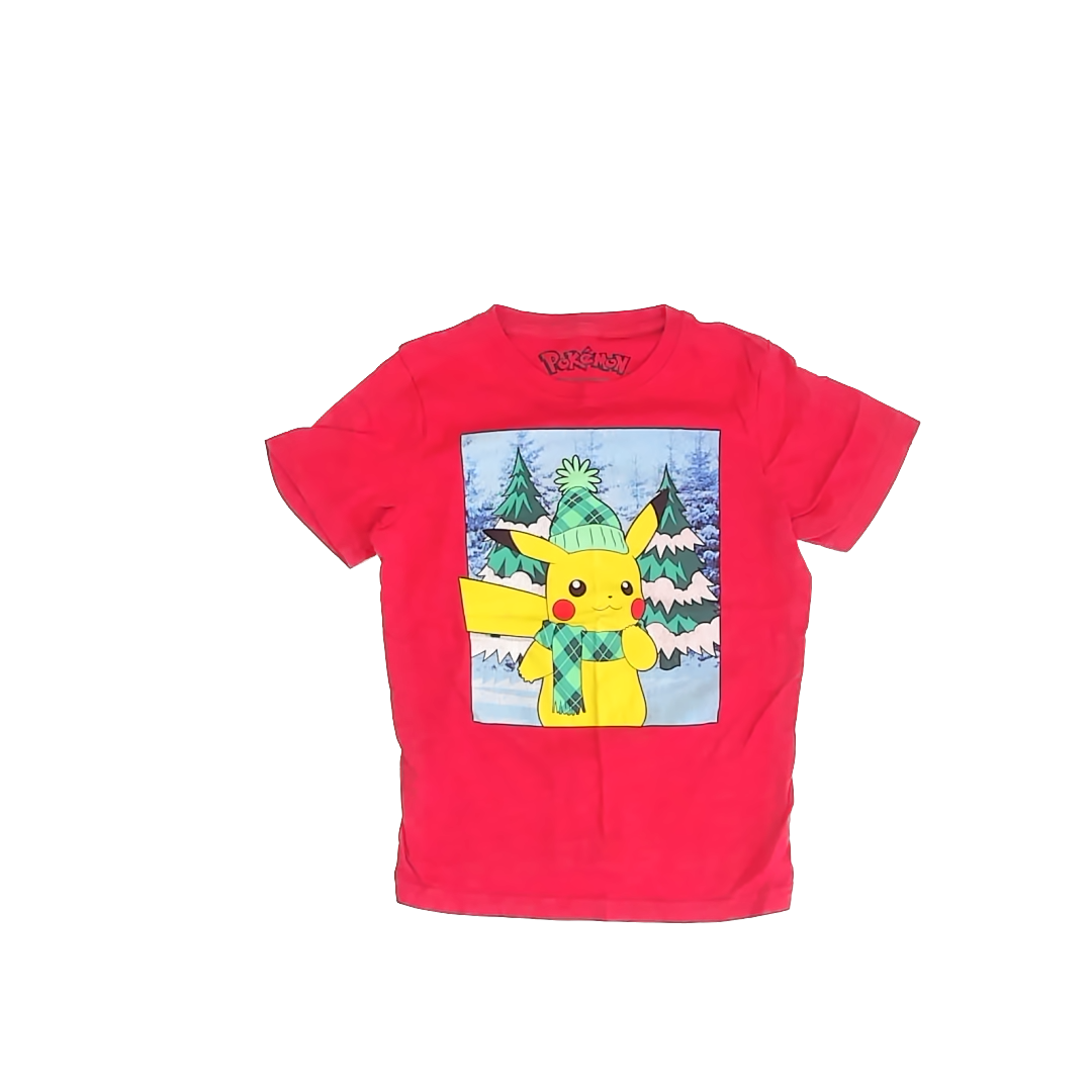 Pokemon Boys Red | Pikachu T-Shirt Size: Small Red | Pikachu