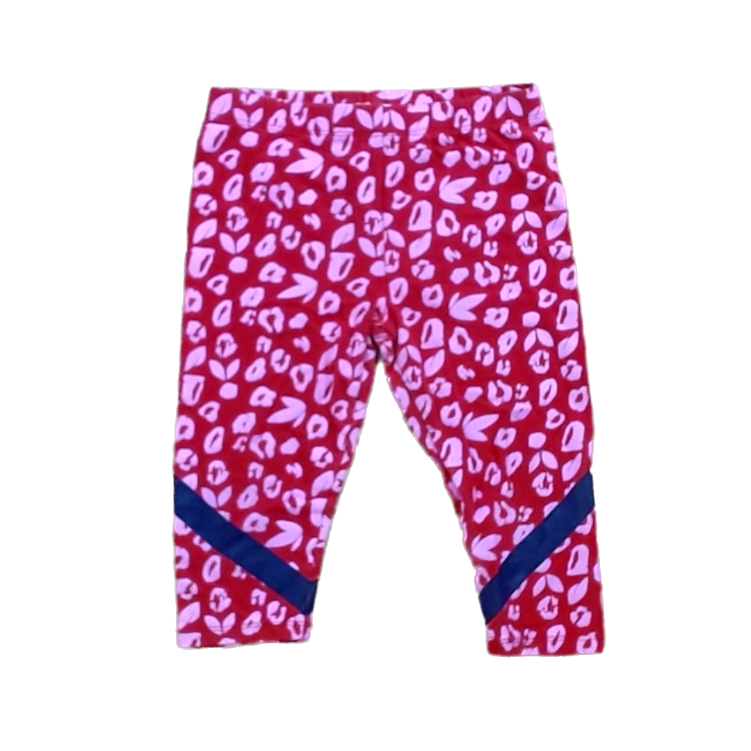 Rockets Of Awesome Girls Red | Pink Leggings Size: 5T Red | Pink