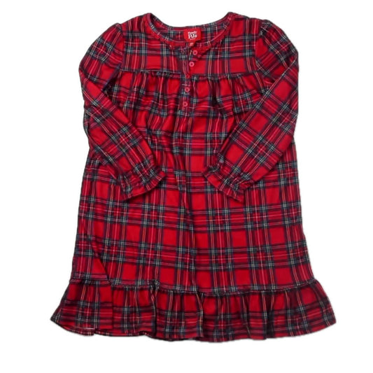 Macy's Girls Red Plaid Nightgown Size: 8 Years Red Plaid